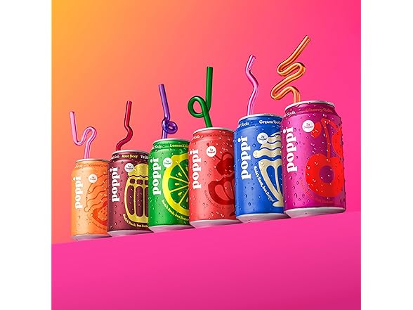 12PK Poppi Sparkling Prebiotic Soda Major Mix Variety