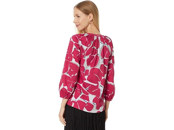 NIC+ZOE Womens Bold Petals Shirt (L)