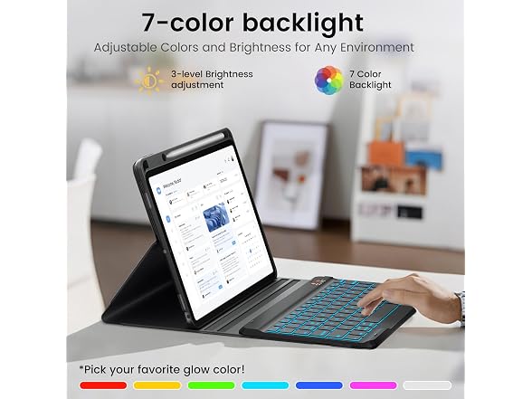 Keyboard case for iPad 9th/8th/7th