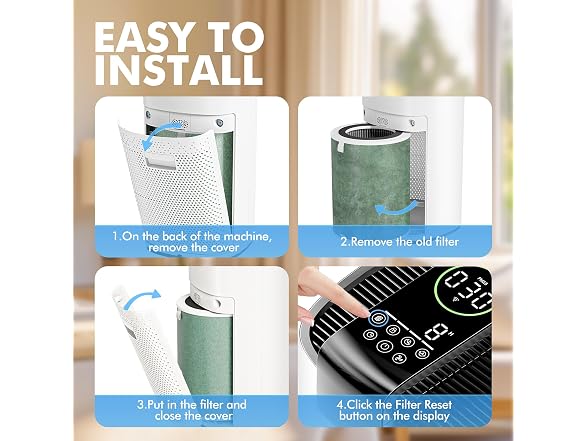 MORENTO MR7566 Air Purifier Filter 2Pk