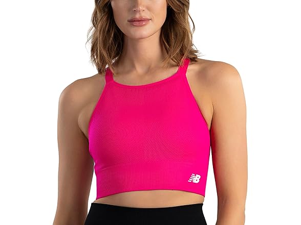 New Balance Strappy Bra (XL) Pink