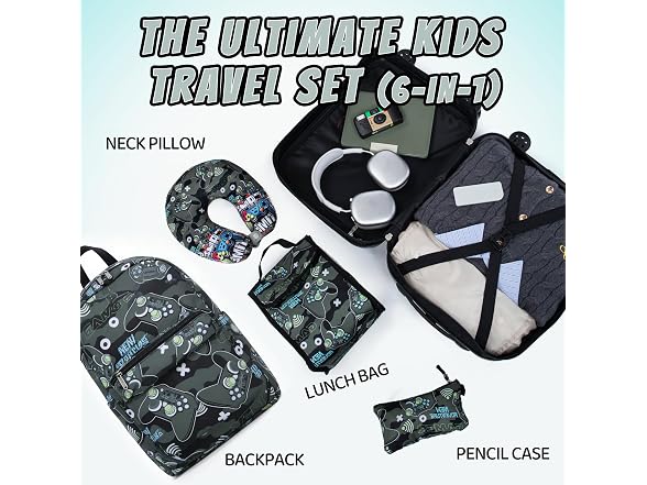 Rosamo 16'' Kid's Luggage Set