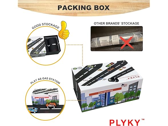 PLYKY  Deluxe Road Tape Play Set