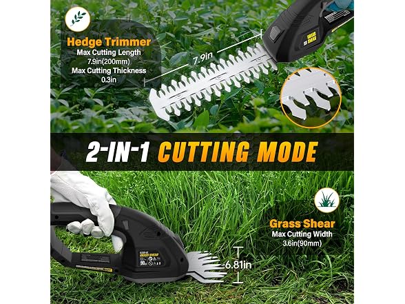 VERVEWAVE Hedge Trimmer for DEWALT 20V