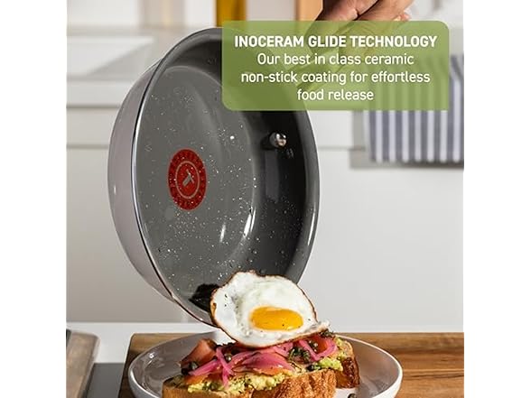 T-Fal Preserve Ceramic Frying Pan 2Pc Set