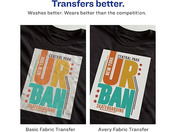 Avery Dark Transfer Paper for T-Shirts