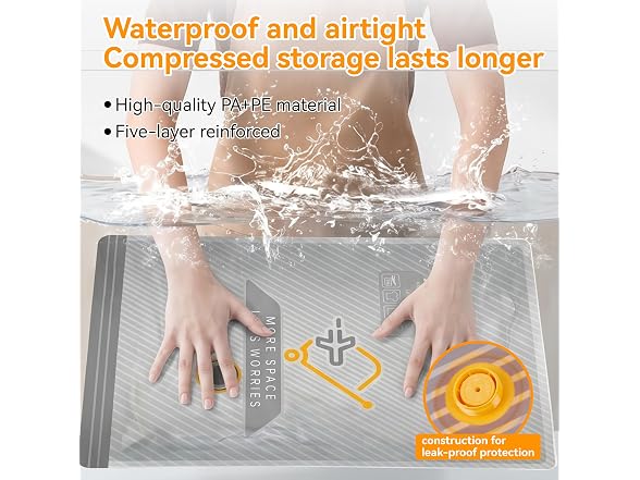Viokei 25-Pack Vacuum Bags for Travel