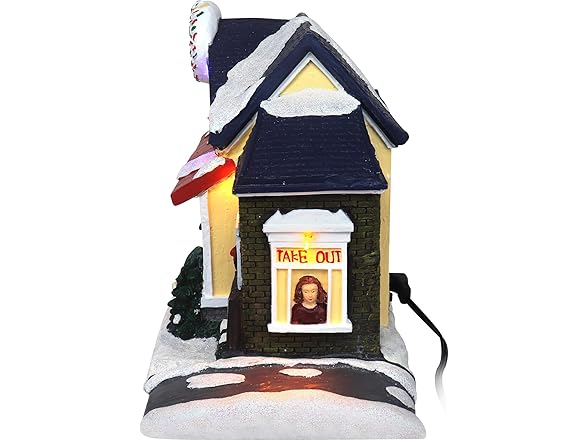 Top Treasures Doughnut Shop Snow Village