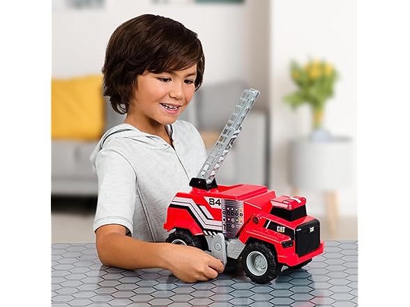 CAT Construction Toys, 11.5" Power Haulers Fire Truck