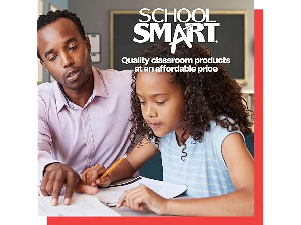 School Smart XL Folders with Pockets, Pack of 25