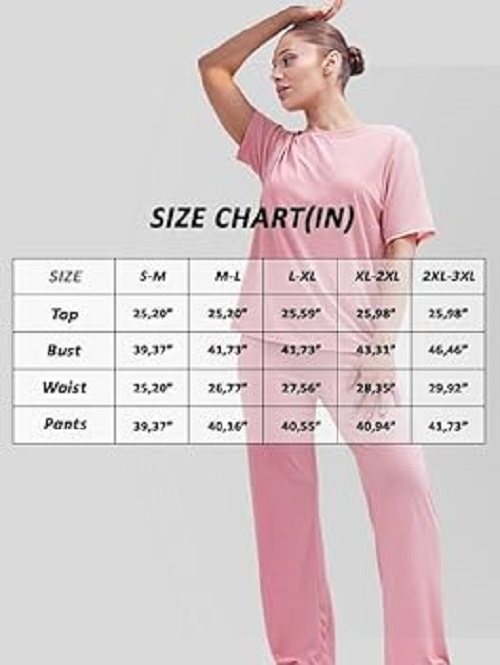 (6PC) Womens Short Sleeve Pajama Sets - Gallery 4