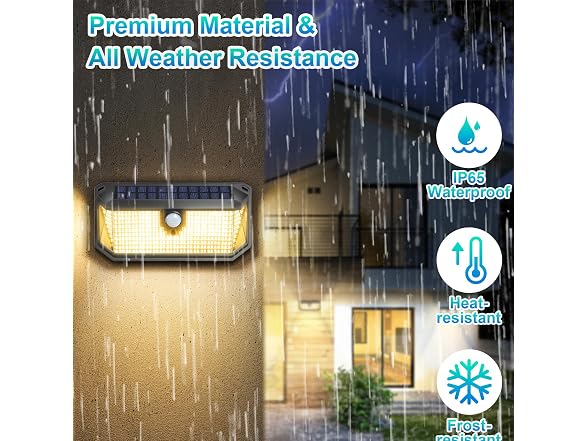 Brightever 2-Pack Solar Motion Sensor