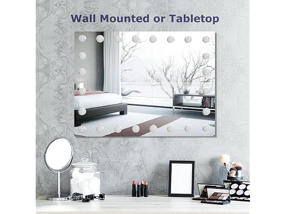 LilyHome 31.5"x 23.6" Vanity Mirror Makeup Mirror