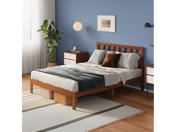 Avenco Solid Wood Platform Bed Frame Full