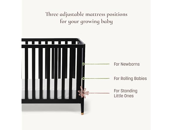 Little Seeds Aster 4-in-1 Convertible Crib
