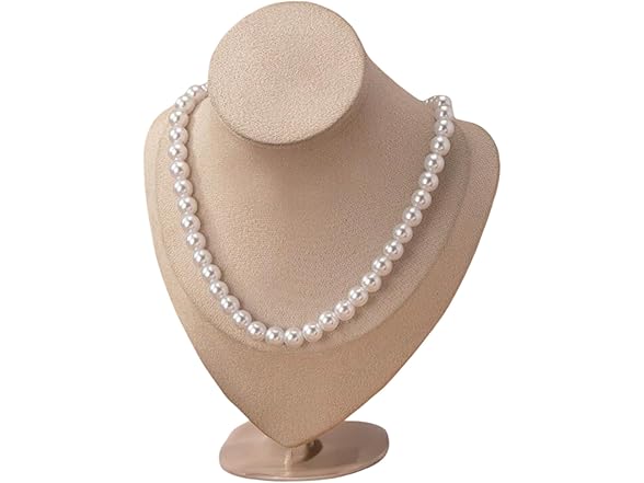 DeepSage Genuine White Pearl Necklace
