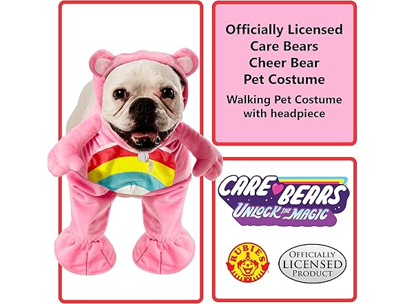 Rubies Care Bears: Cheer Bear Pet Costume