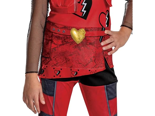 Descendants Red Costume for Kids, Official Disn #2