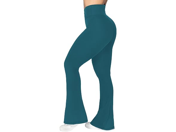 Sunzel Flare Leggings 30in M Deep Teal