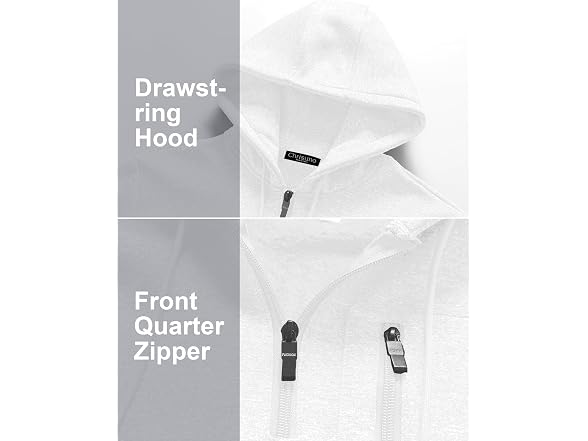 Chrisuno Women (M) Casual Zip Up Long Sweatshirts