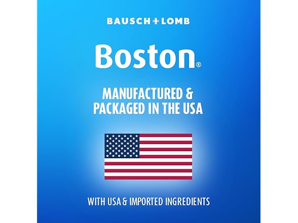 Boston Rewetting Drops RGP Contact Lens Comfort