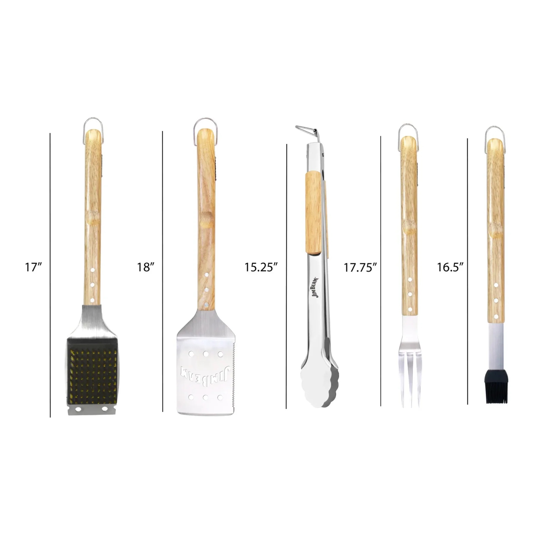 Jim Beam 5-Piece Grill Tool Set - Gallery 9