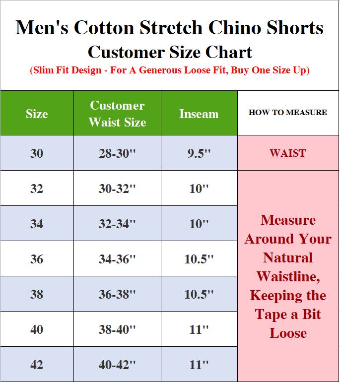 3Pk Mens Cotton Stretch Chino Shorts (30-42) - Gallery 13