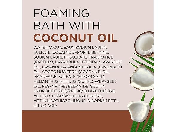 Dr Teal's Coconut Foaming Bath 34oz