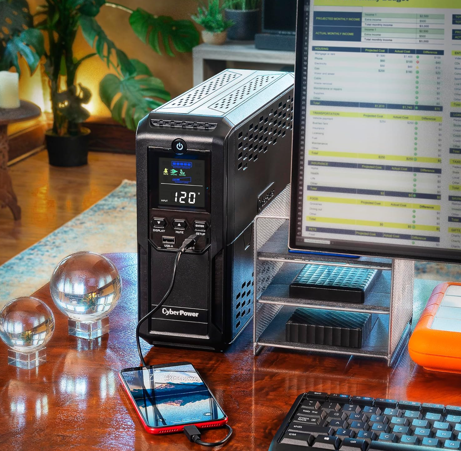 CyberPower CP1350AVRLCD3 LCD UPS System - Gallery 10