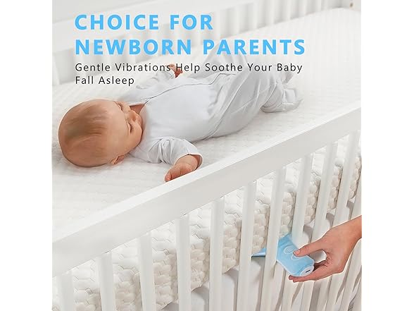Munchkin Lulla-Vibe Vibrating Mattress Pad - Baby Sleep Soother With 30-Minute Timer