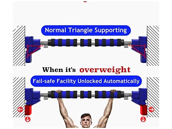 Nice C Doorway Chin Up Exercise Bar