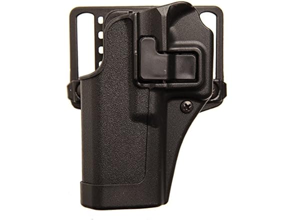 BLACKHAWK Serpa CQC Belt Loop and Paddle Holster For Glock 26/27/33, Right Hand, Matte Black - 410501BK-R