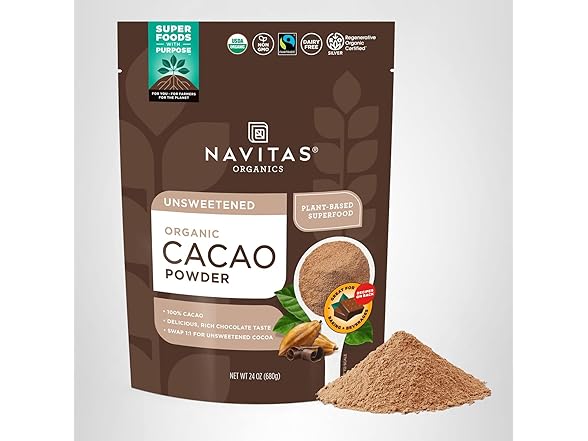 Navitas Organics Cacao Powder 16 oz