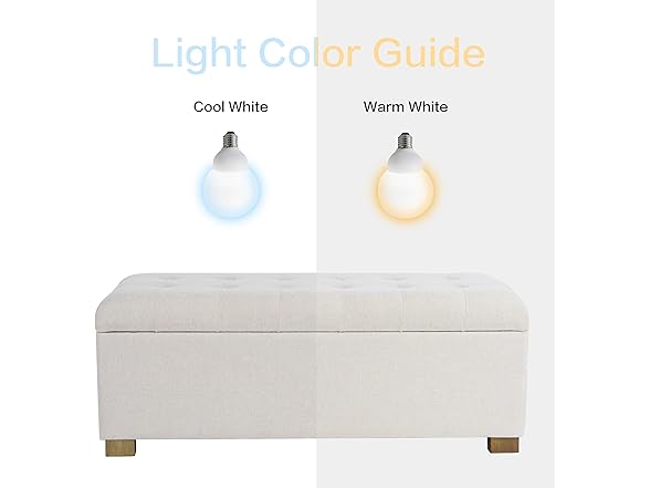 Spatial Order Large Tufted Storage Bench