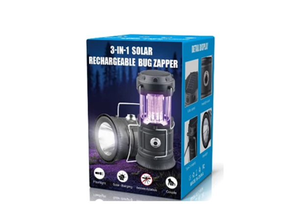 3-in-1 Solar Rechargeable Bug Zapper