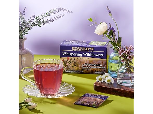 18CT Bigelow Tea Whispering Wildflowers