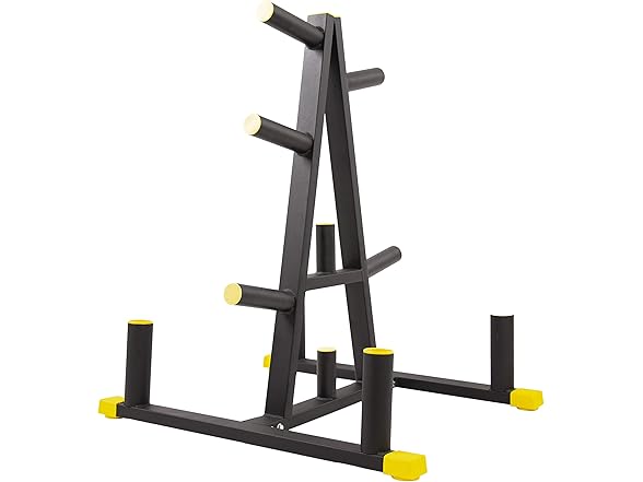 Signature Fitness 2-in-1  Weight Plate Rack