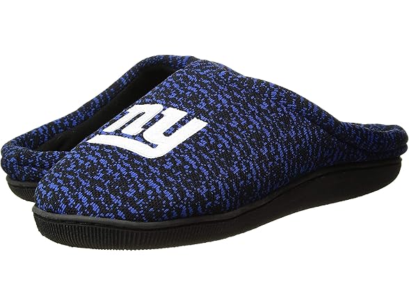 NEW YORK GIANTS (13-14) Mens Poly Knit Cup Sole Slipper