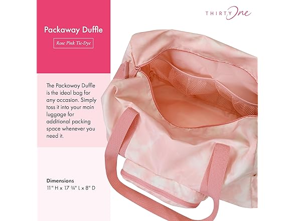 THIRTY-ONE Gifts Packaway Duffle Bag