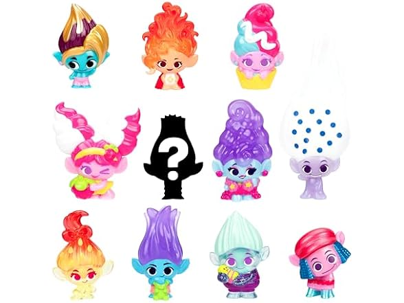 Trolls DreamWorks Fun Fair Surprise Mineez - 1.5 Inch Collectible Figures