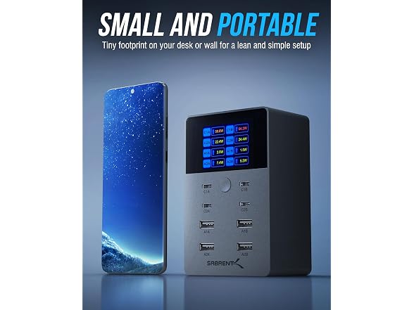 SABRENT VOLTIK 8-Port Charging Station