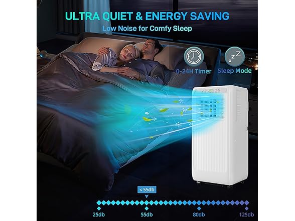 Vossfamul 10000 BTU Portable AC with Remote