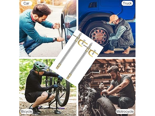 ACCRETION 4 Pieces Valve Stem Extension