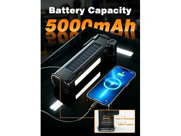 CuLiDing Rechargeable LED Work Light 2Pk