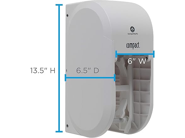 Compact 2-Roll Vertical Coreless Dispenser