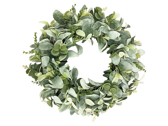 Santa's Workshop Greenery & Eucalyptus Wreath