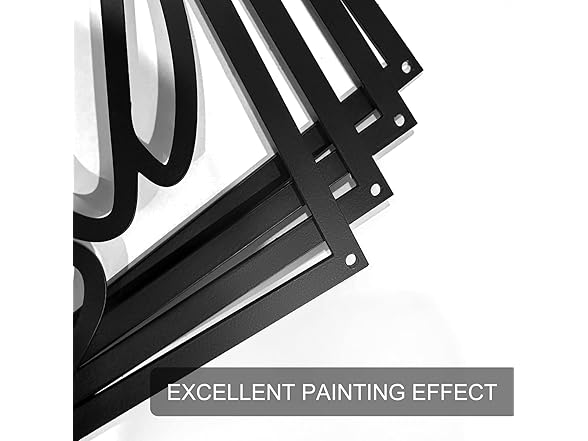 Glamativity Black Abstract Metal Art