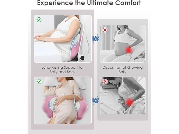 DONAMA Memory Foam Maternity Pillow Support