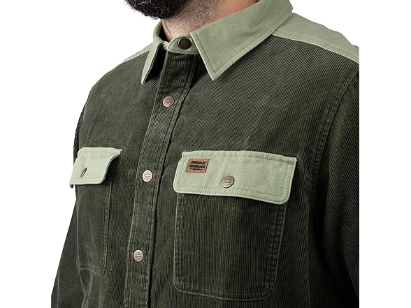 Field & Stream Mens Tungsten Corduroy Shirt Jacket