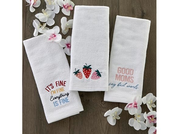 SKL Home Good Moms Hand Towel (2-Pack)